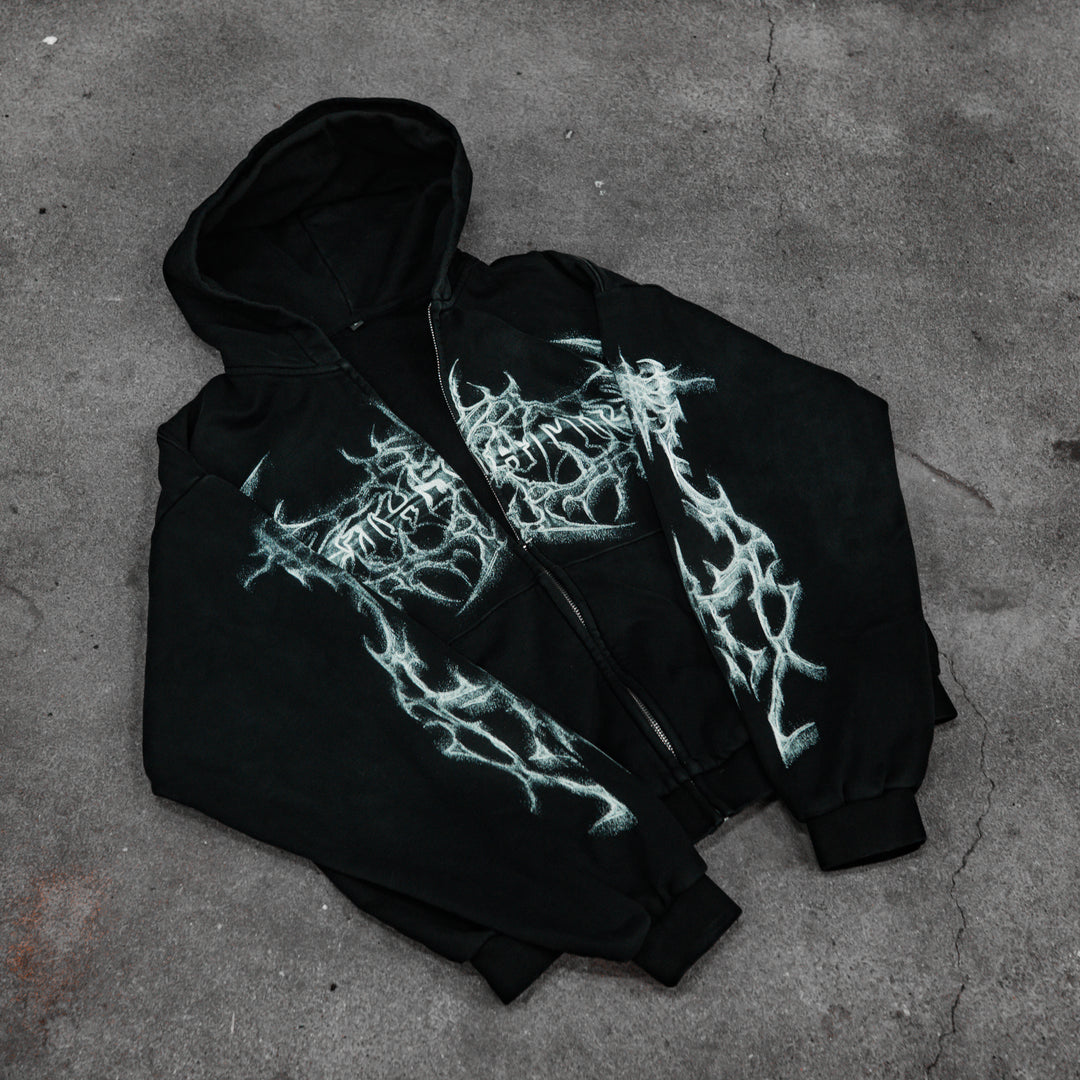 SIGIL SUN FADE ZIP UP HOODIE – withstatus
