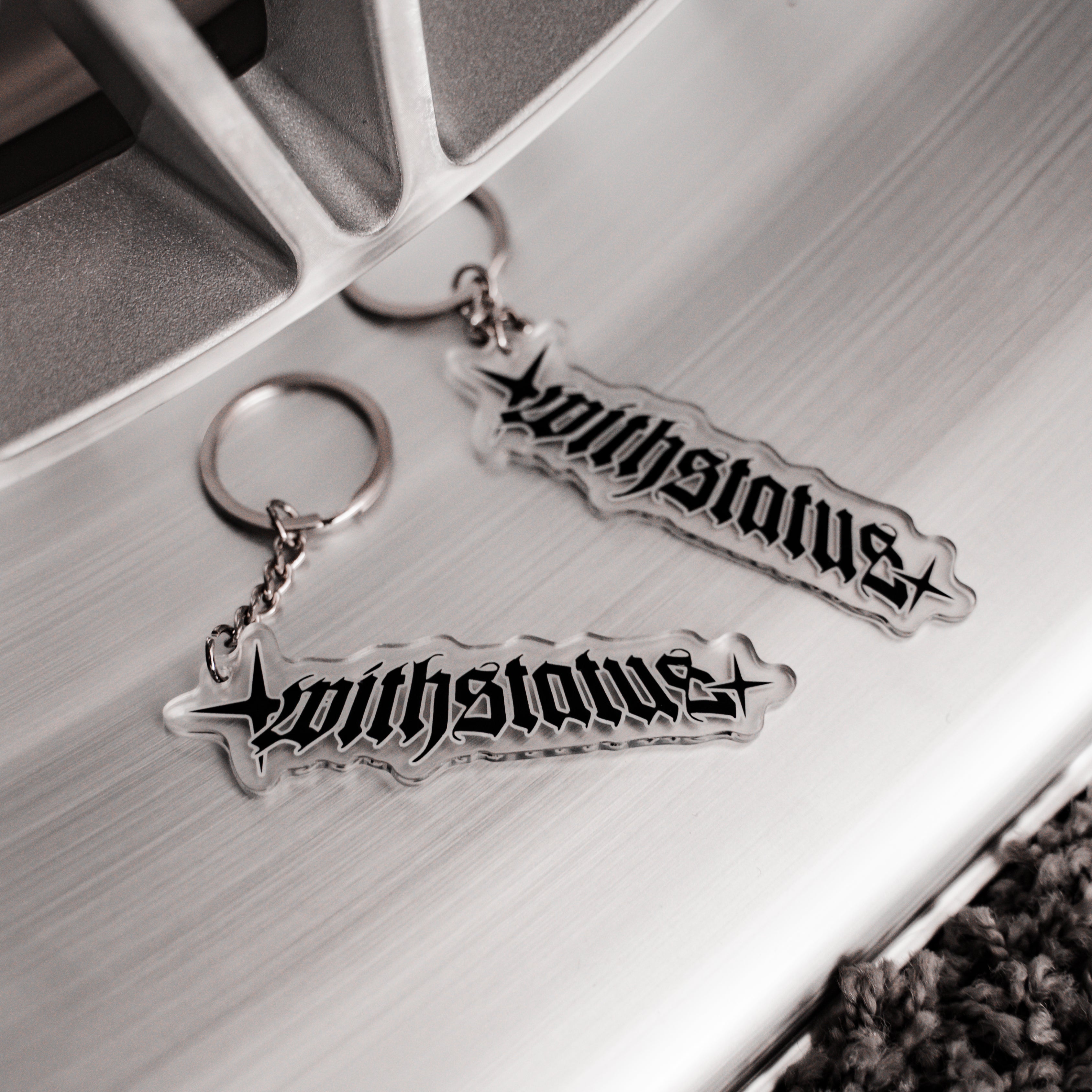 DIAMOND ACRYLIC KEYCHAIN – withstatus